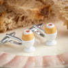 Boiled Egg Cufflinks