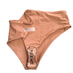 Shein Nude Two-Piece Bikini Set Strapless High-Waist