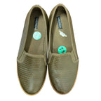 Nautica Sunchaser Woven Slip-On Loafers Olive Green