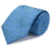 Classic Blue Paisley Silk Tie