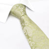 Classic Green Paisley Silk Tie