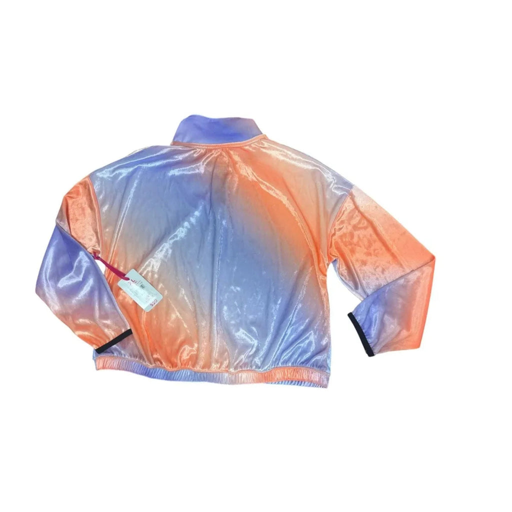 Justice Sport Half Zip Pullover Orange Lavender