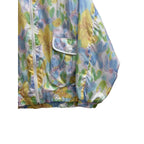 Lavon Vintage Floral Zip-Up Bomber Jacket Multicolor