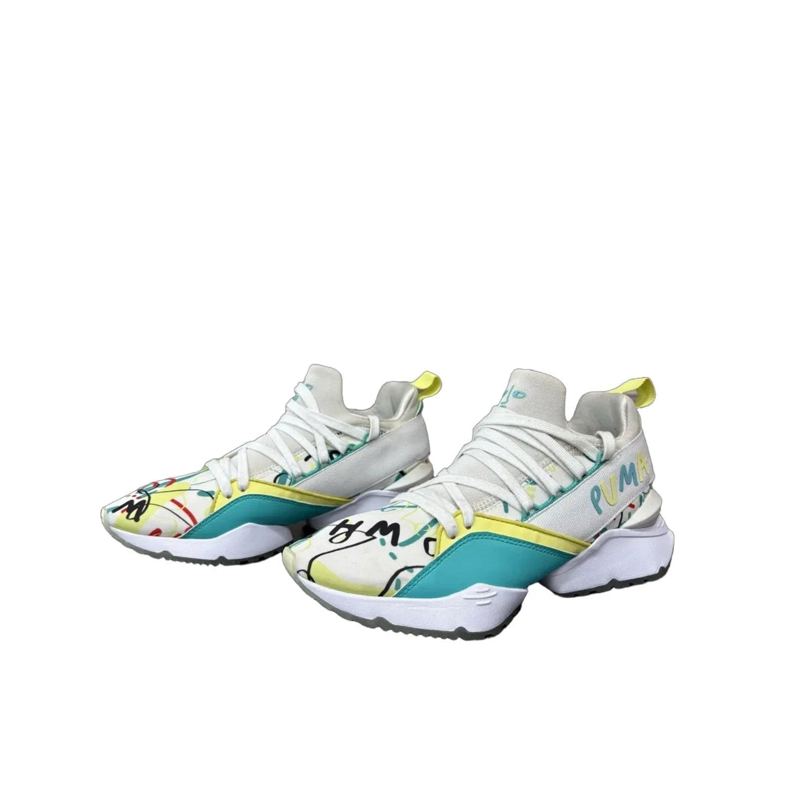 Puma Muse Maia Street Art Graphic Sneaker White