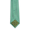 Green & Blue Oxford Spot Woven Silk Tie