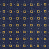 Navy & Yellow Flower Spot Silk Tie