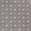 Silver Square Patterned Silk Tie