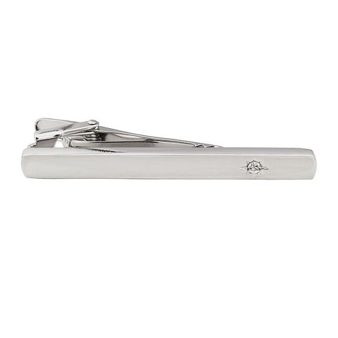 Clear Crystal Tie Bar