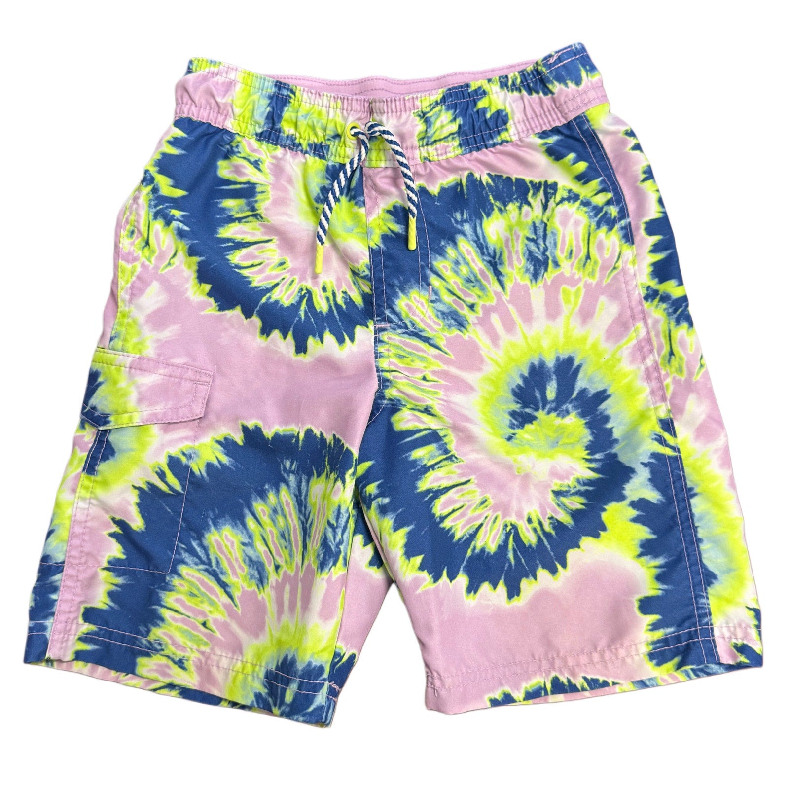 Cat & Jack kids swim trunks in size S 6/7 multicolor