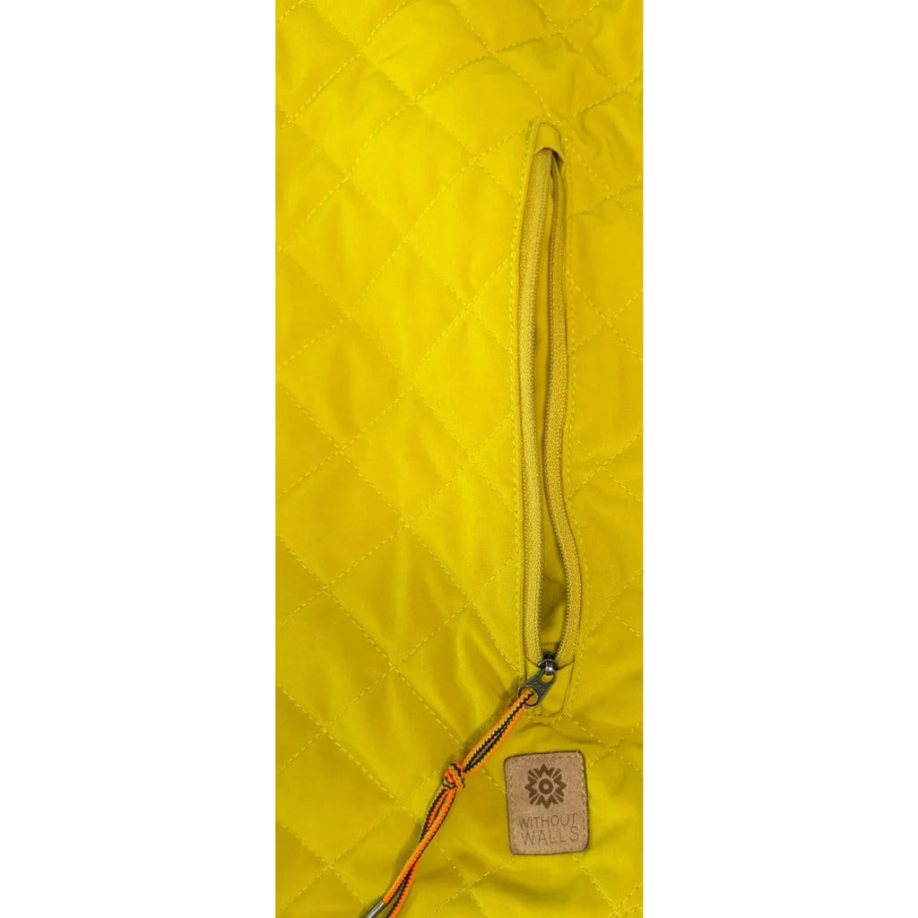 Without Walls Quilted Snap-Front Shirt Jacket Yellow