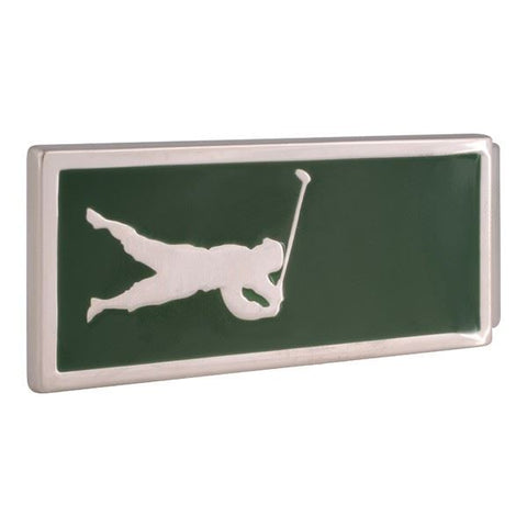 Green Golfer Money Clip