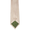 Pastel Gold Textured Woven Silk Tie