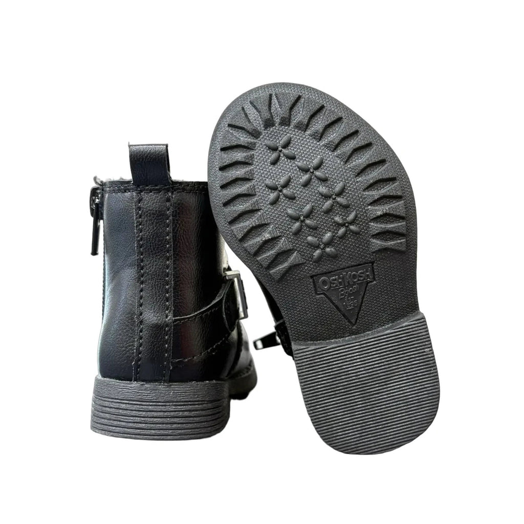 OshKosh B'gosh Dakota Moto Ankle Boots Black