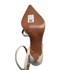 ASOS Design Pointed Toe Slingback Heel Cream Size 9