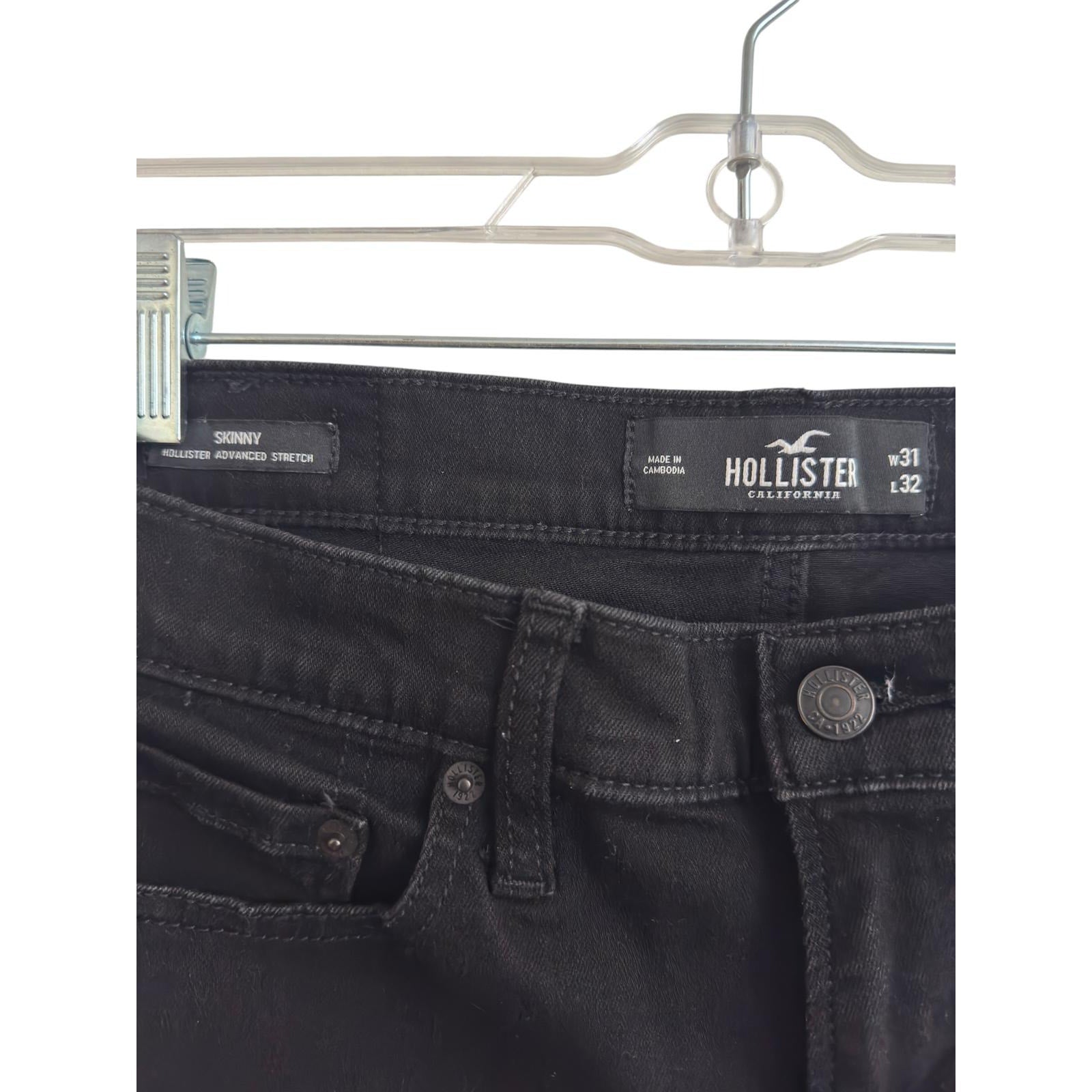 Hollister Skinny Stretch Black Jeans
