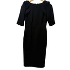 Eva Longoria black short sleeve dress for women in size petite 0