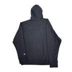 Champion Powerblend Script Logo Pullover Hoodie Black