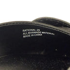 Rouge Helium Black Satin Bow Pointed-Toe Flats