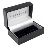Brown Swarovski Enameled Cufflinks