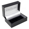 Brown Swarovski Enameled Cufflinks