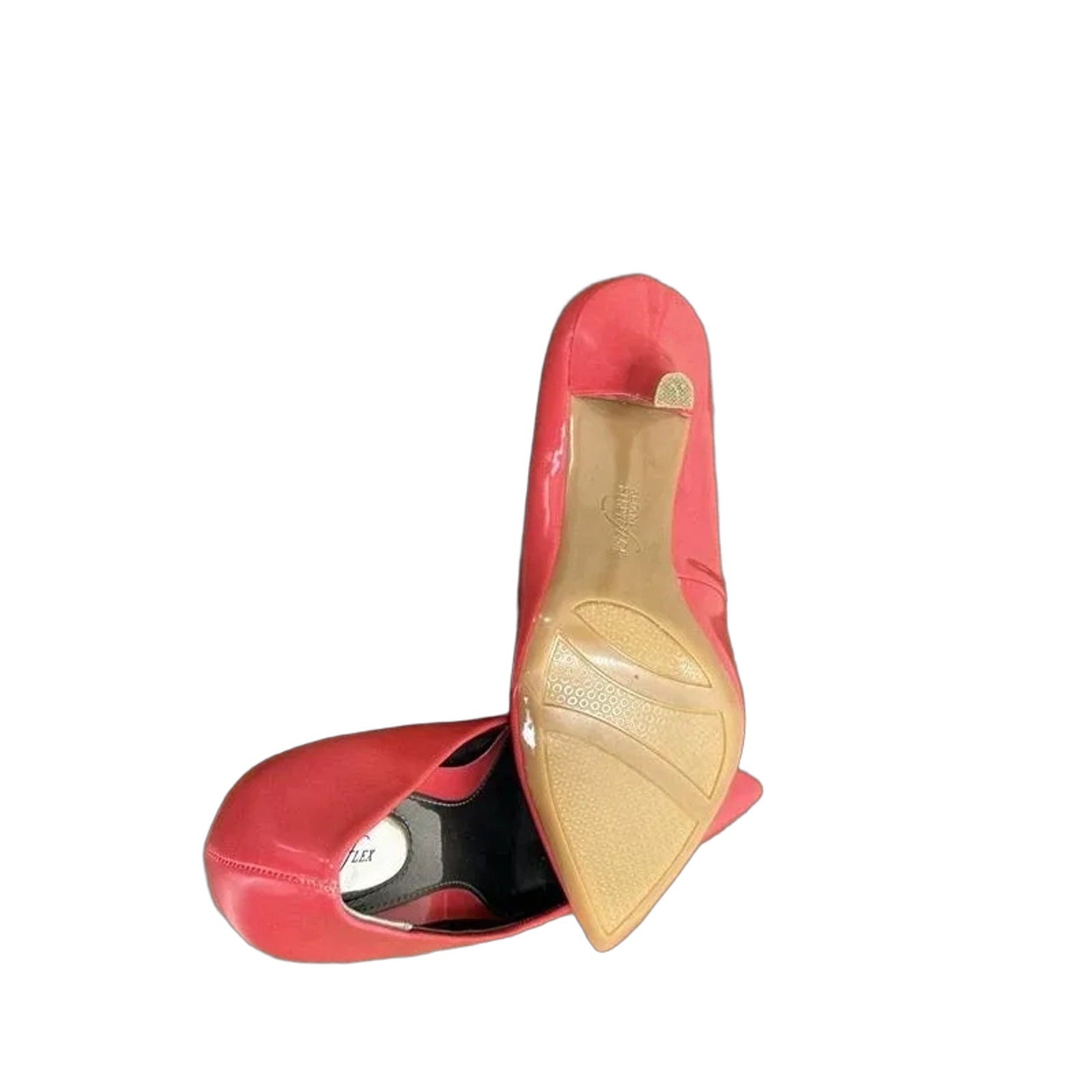 Alfani Step'n Flex Patent Leather Stiletto Heel Coral