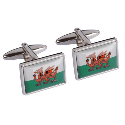 Welsh Flag Cufflinks