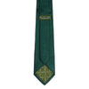 Dark Green Silk Plain Classic Textured Tie
