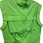 Closet London Green Cargo Utility Sleeveless Jumpsuit Size L