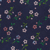 Navy & Pastel Pink Floral Woven Silk Tie