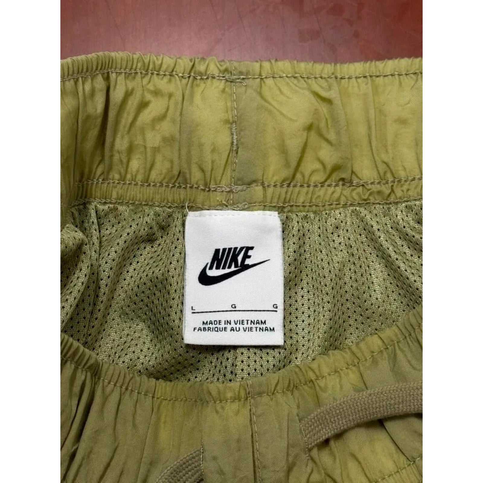 Nike Sportswear Kids' Jogger Cargo Pants Olive Green Size L