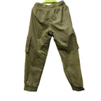 Nike fitted joggers pants for boy in olive green size L