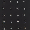 Black & White Flower Spot Silk Tie