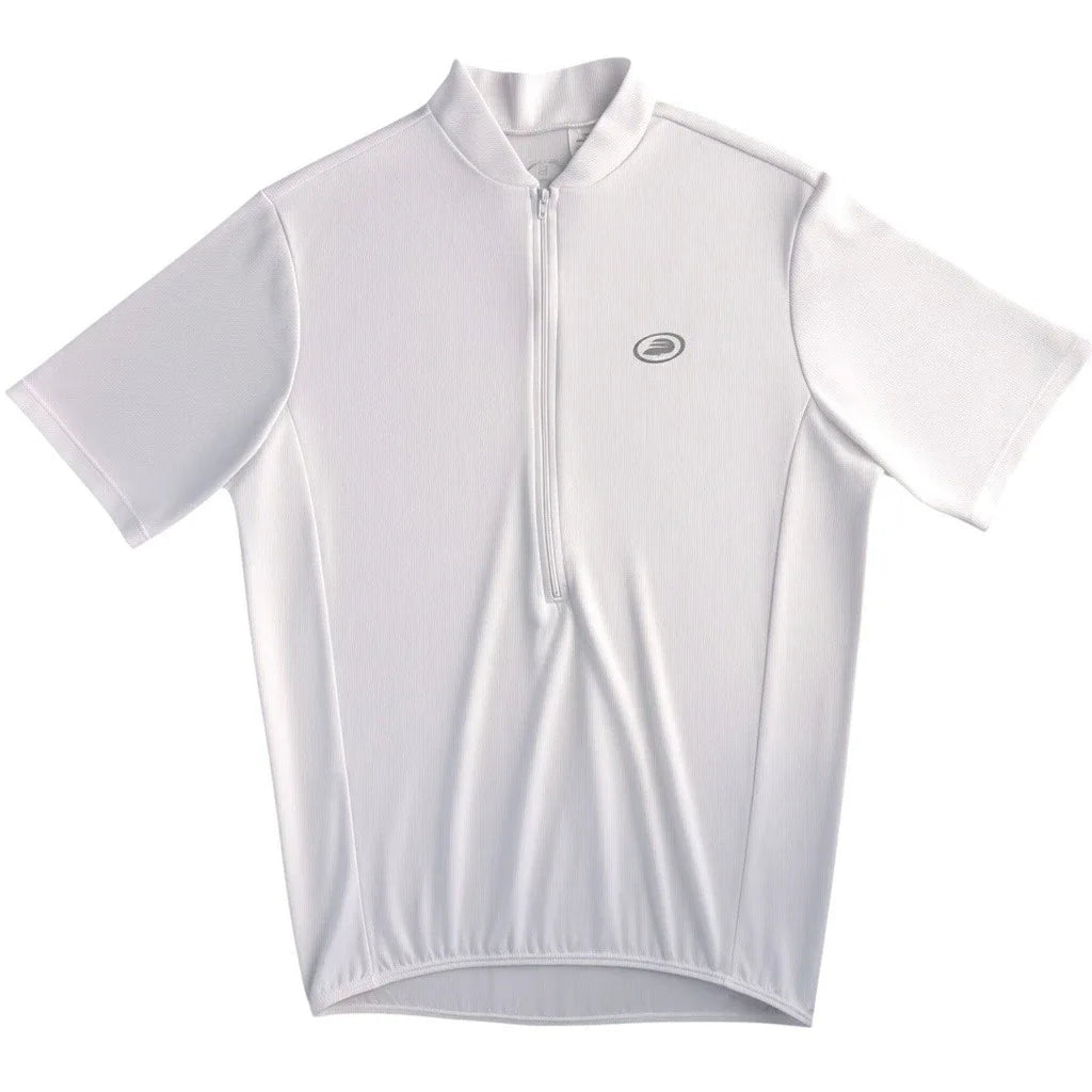 Performance Cycling Jersey Full-Zip White