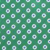 Green & Blue Oxford Spot Woven Silk Tie