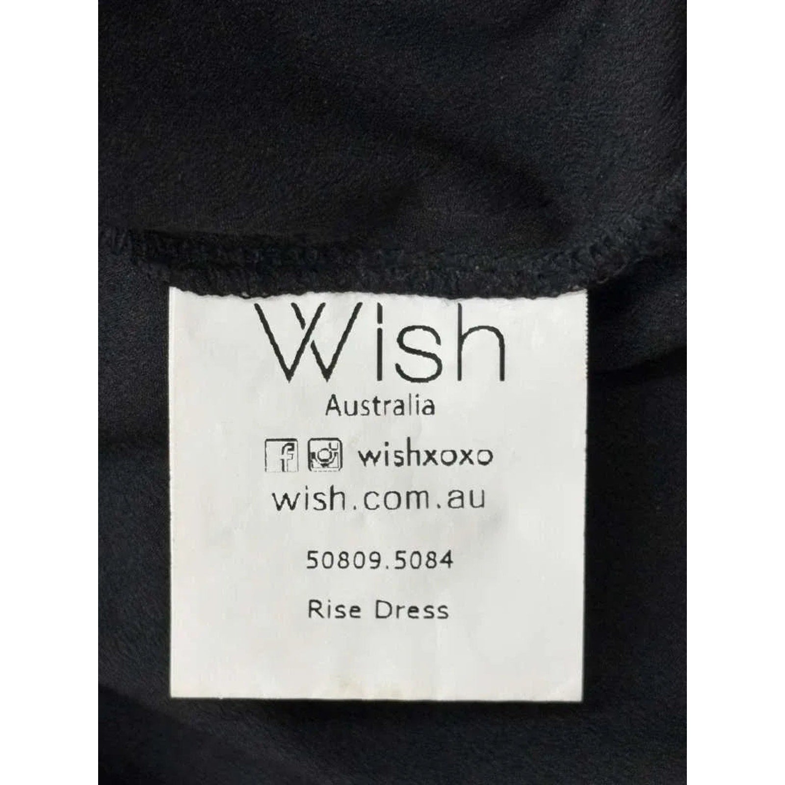 Wish Black Belted Mini Dress Cap Sleeves