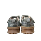 Carter's Metallic Silver Sneakers Velcro Size 4M