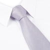 Pastel Lilac Textured Woven Silk Tie
