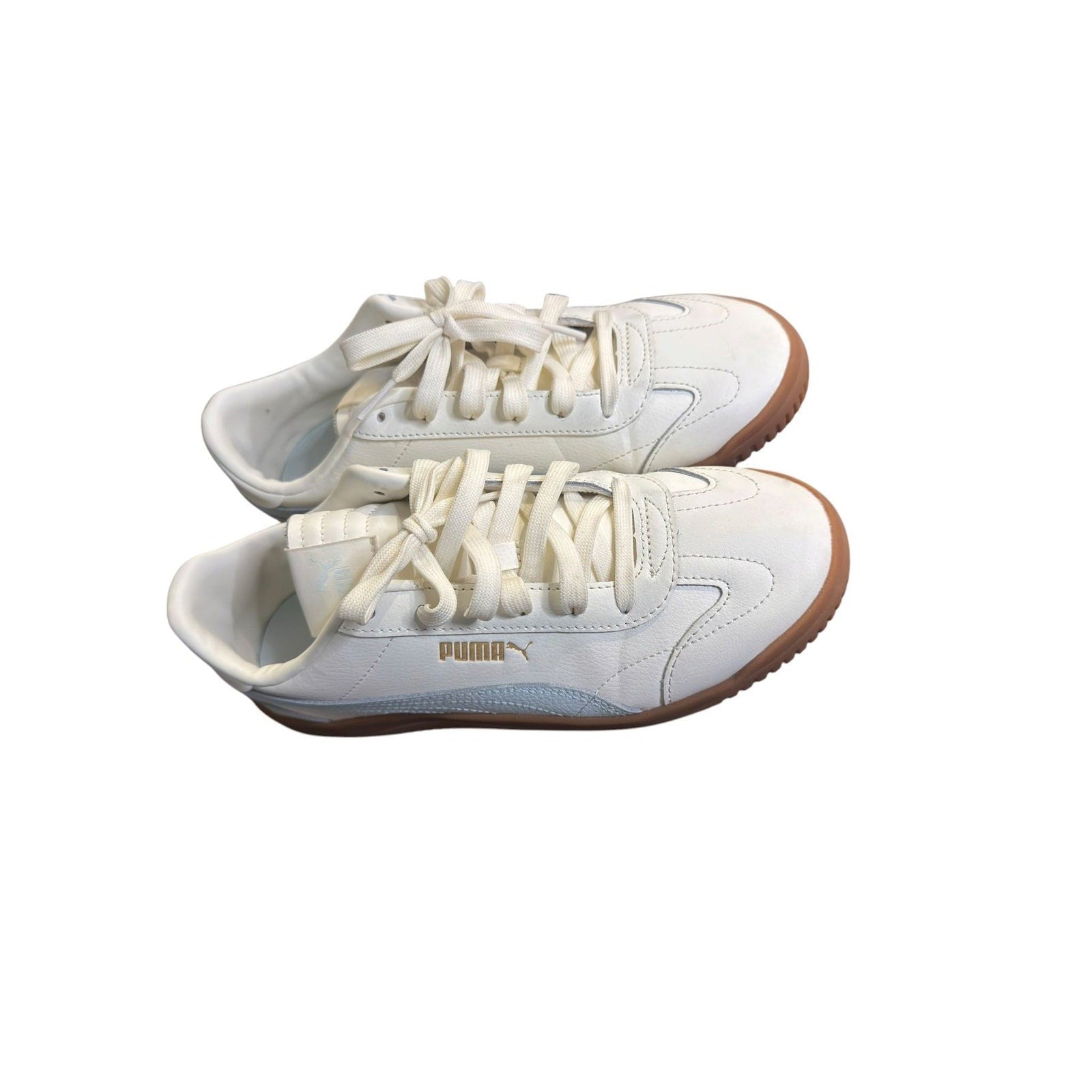 Puma Roma Classic Leather Sneakers White Blue