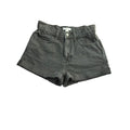 Forever 21 High-Rise Cuffed Black Denim Shorts