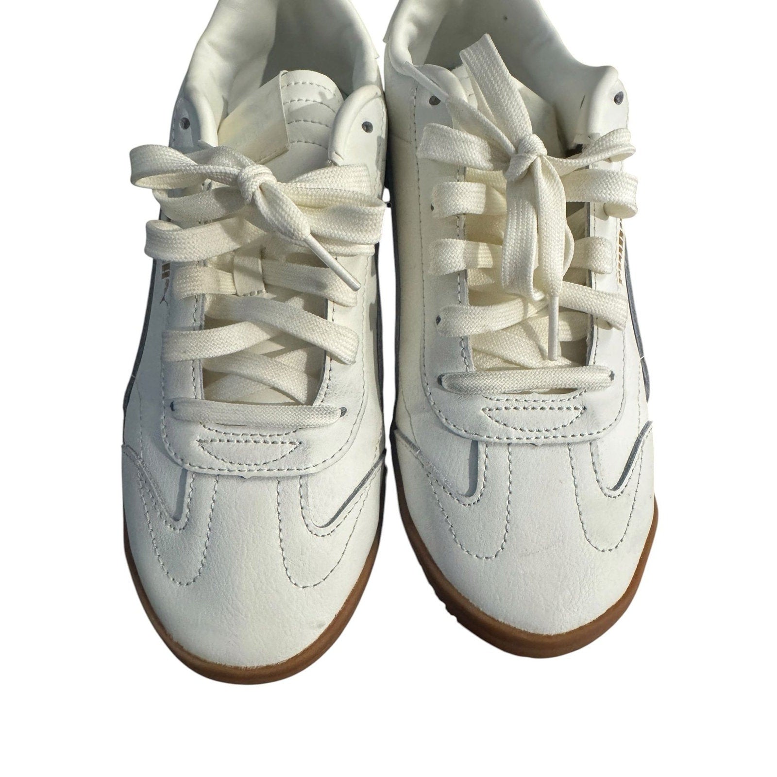 Puma Roma Classic Leather Sneakers White Blue