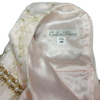 Couture Princess Embroidered Tulle Baby Dress Blush Pink