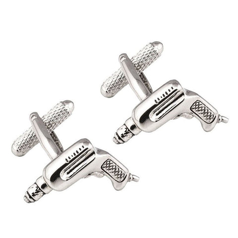 Power Drill Cufflinks