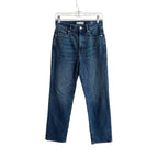 LOFT The Straight High Rise Medium Wash Jeans