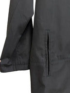 Kenneth Cole New York Black Polyester Long Coat - detail