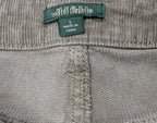 Corduroy Flare Pants Taupe Button Fly Size L - tag