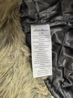 Eddie Bauer Buffalo Plaid Faux Fur Trapper Hat - tag