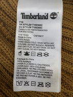 Timberland Ribbed Knit Cuffed Beanie Wheat - label